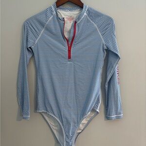 Vineyard Vines Blue and White Striped One Piece